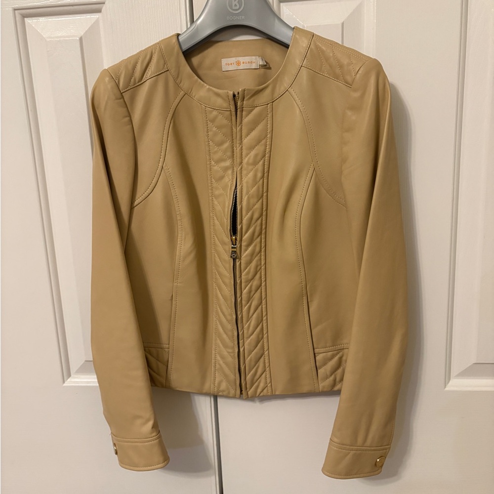 Tory Burch Daphne Leather Jacket